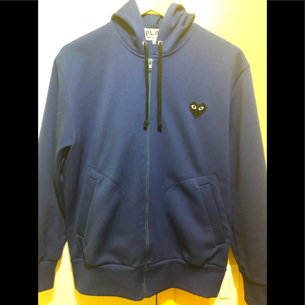 Comme Des Garçons Play Big Heart Logo Hoodie